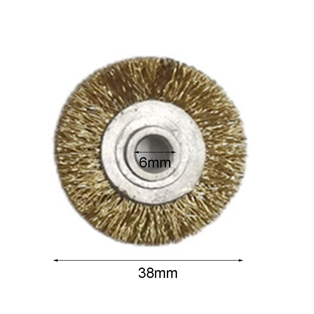 WEILER, Crimped Stainless Steel, 4" Dia X 1/2" Wd, Wire Wheel Brush