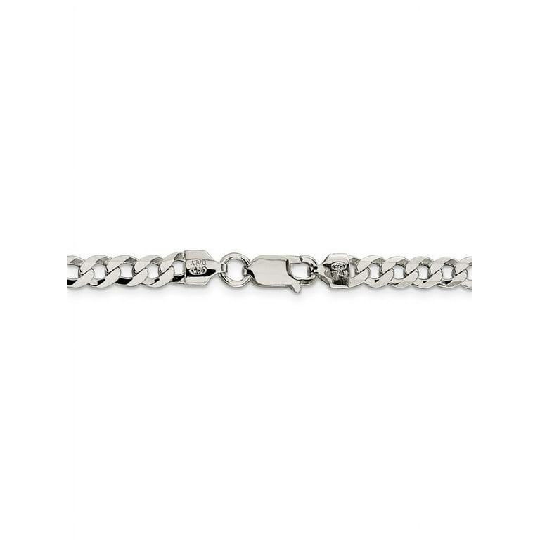 Sterling Silver Flat Curb Chain Anklets Sterling Silver Flat Curb Chain Anklets