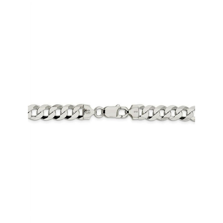 Sterling Silver Flat Curb Chain Anklets Sterling Silver Flat Curb Chain Anklets