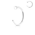 thumbnail image 1 of Flat Disc Nose Hoop 316L Surgical Steel Rings (Various Sizes), 1 of 3