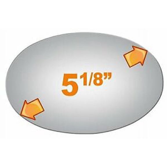 Flat Driver Or Passenger Side Mirror Glass for 78-80 American Motors AMX W/O Baking Plate