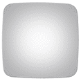 thumbnail image 1 of Flat Driver Or Passenger Side Replacement Manual Mirror Glass for 1968-1993 Jeep CJ5 W/O Baking Plate, 1 of 4