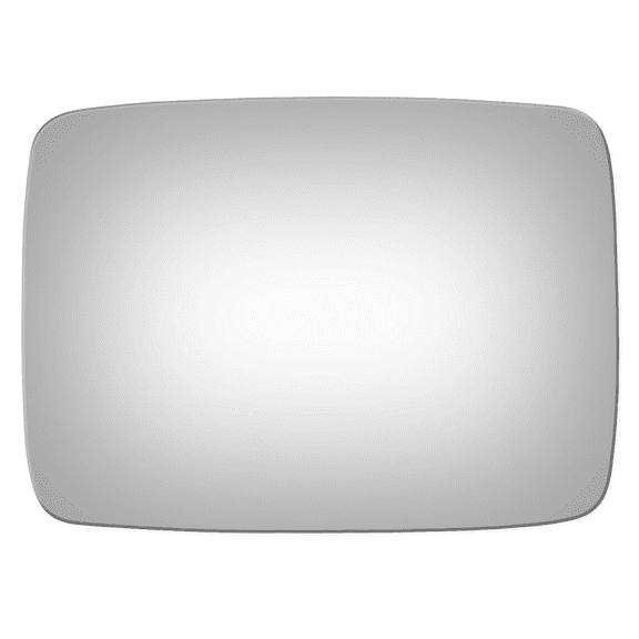 Flat Driver Or Passenger Side Replacement Mirror Glass for 87-92 Cadillac Brougham W/O Baking Plate