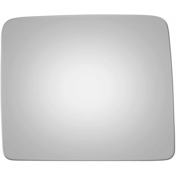 Flat Driver Side Manual Replacement Mirror Glass for 2004-2010 Ford F-150 W/O Baking Plate