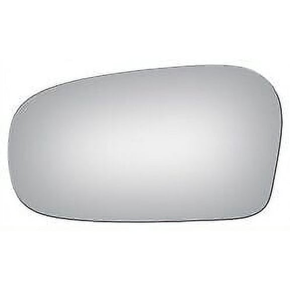 Flat Driver Side Manual Replacement Mirror Glass for 95-99 Toyota Tercel W/O Baking Plate