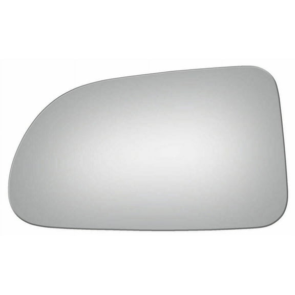 Flat Driver Side Power Replacement Mirror Glass for 1986-1988 Mazda Rx-7 W/O Baking Plate