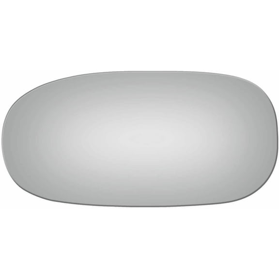 Flat Driver Side Power Replacement Mirror Glass for 1997-2004 Chevy Corvette W/O Baking Plate