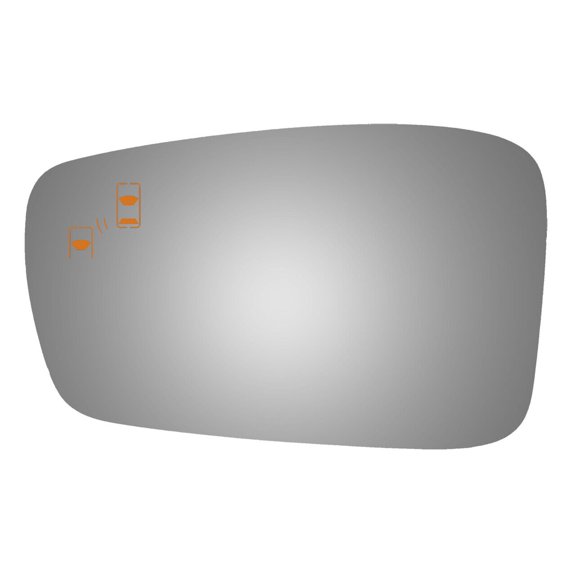Flat Driver Side Power Replacement Mirror Glass for 2014 Hyundai Sonata W/O Baking Plate