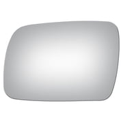 Flat Driver Side Replacement Mirror Glass 1993-2005 Jeep Grand Cherokee W/O Baking Plate