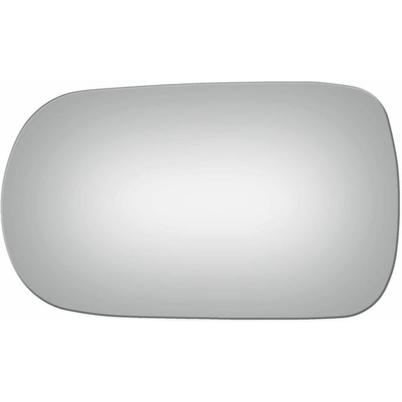 Flat Driver Side Replacement Mirror Glass for 1991-1996 Infiniti G20 W/O Baking Plate