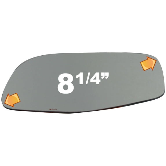 Flat Driver Side Replacement Mirror Glass for 1995-2005 Ford Explorer W/O Baking Plate