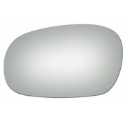 Flat Driver Side Replacement Mirror Glass for 1999-2002 Daewoo Lanos W/O Baking Plate