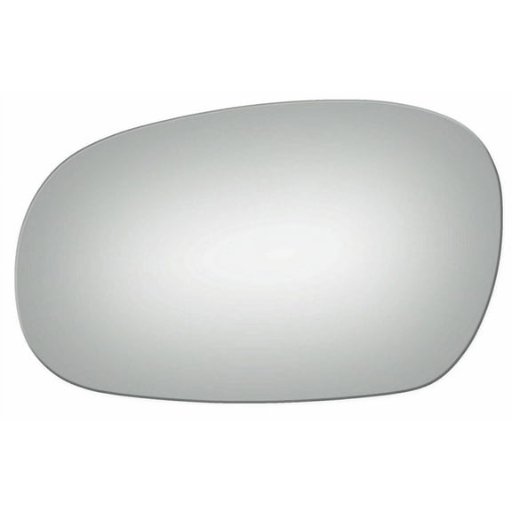 Flat Driver Side Replacement Mirror Glass for 1999-2002 Daewoo Lanos W/O Baking Plate