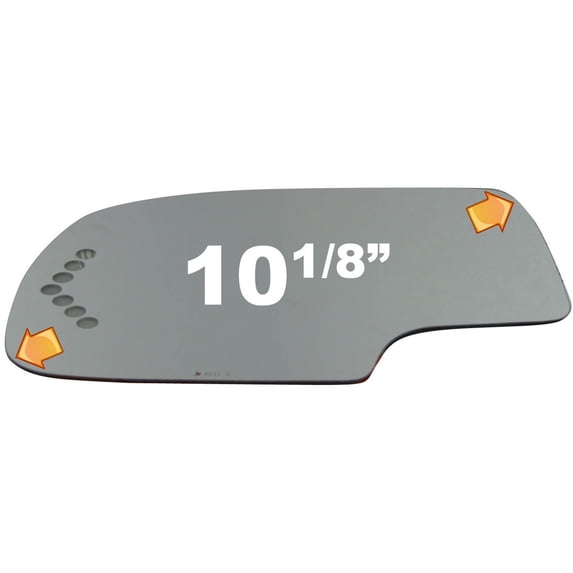 Flat Driver Side Replacement Mirror Glass for 2002-2006 Gmc Yukon W/O Baking Plate