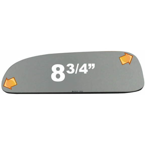 Flat Driver Side Replacement Mirror Glass for 2004-2007 Buick Rainier W/O Baking Plate