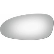 Flat Driver Side Replacement Mirror Glass for 2006-2008 Porsche Cayman W/O Baking Plate