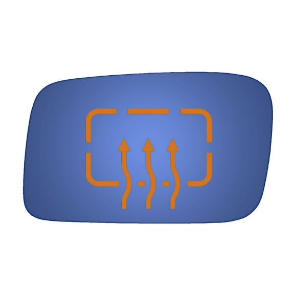 Flat Driver Side Replacement Mirror Glass for 2009-2014 Acura TL Left W/O Baking Plate