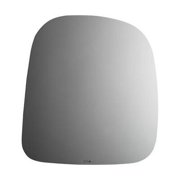 Flat Driver Side Replacement Mirror Glass for 96-02 Chevrolet Express 2500 W/O Baking Plate