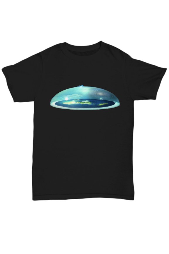 Flat Earth DOME symbol shirt - Flat earther tee - zetetic conspiracy theory gift