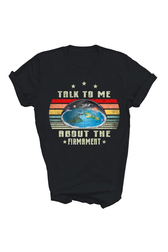 Flat Earth Firmament Graphic T-Shirt