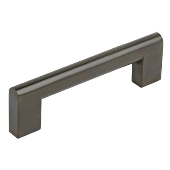 Flat Edge Pull, Brushed Oil Rubbed Bronze, 128 mm