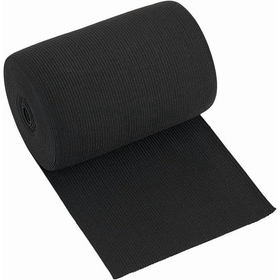 Flat Elastic Rubber Cord/Band Webbing Garment Sewing Accessories Black 120mm about 6.56 yards(6m)/roll