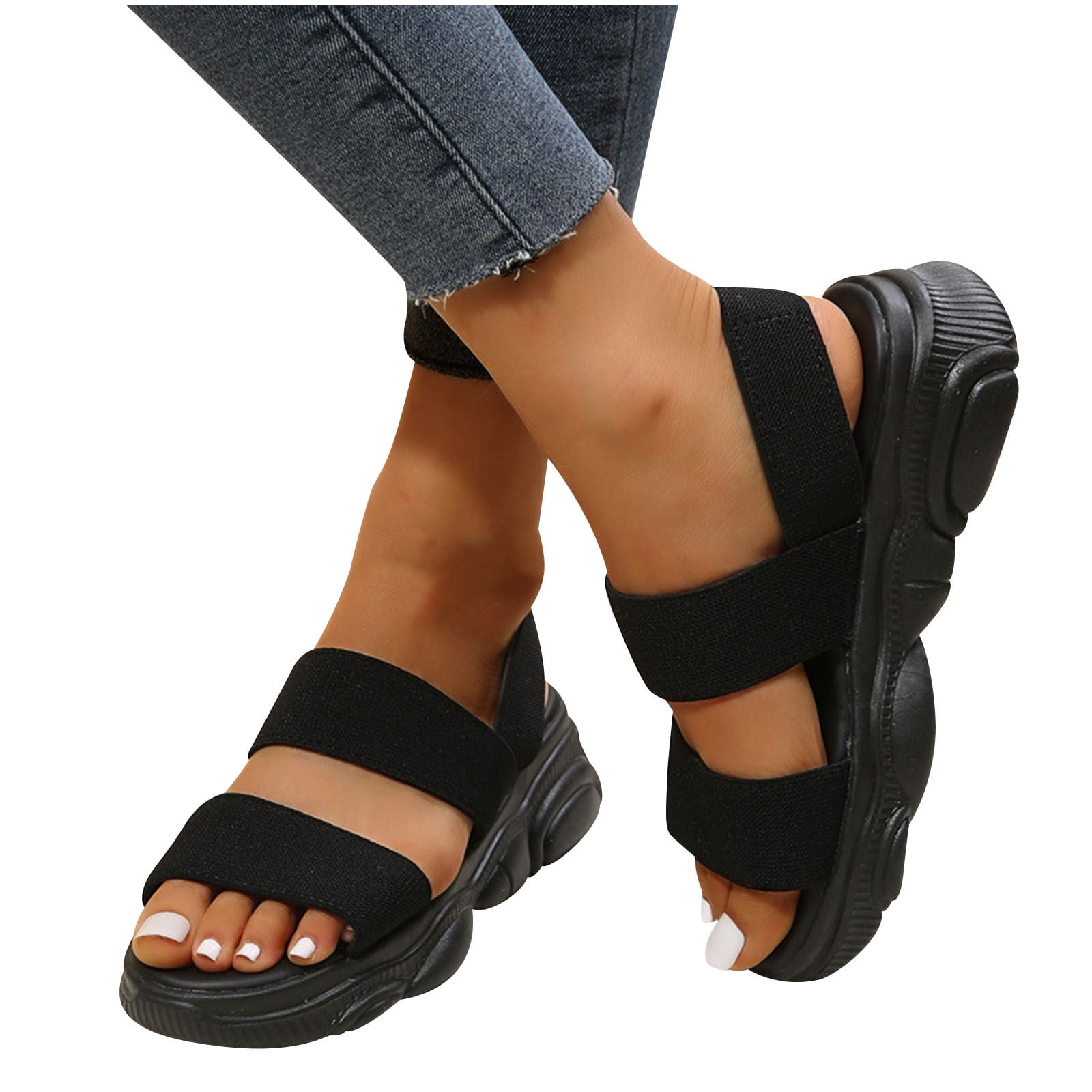 Athletic strap sandals clearance