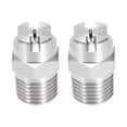 thumbnail image 1 of Flat Fan Spray Tip - 1/4 BSPT Male Thread 304 Stainless Steel Nozzle - 110 Degree 1.4mm Orifice Diameter - 2 Pcs, 1 of 4