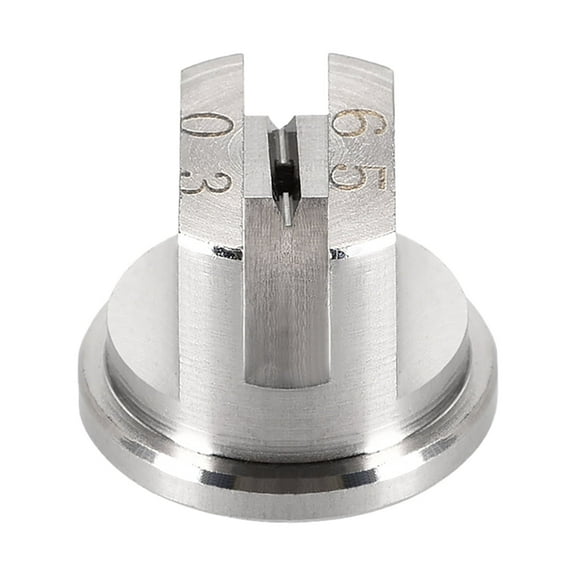 Flat Fan Spray Tips, 65 Degree Stainless Steel Nozzle (1.1mm Orifice Diameter)