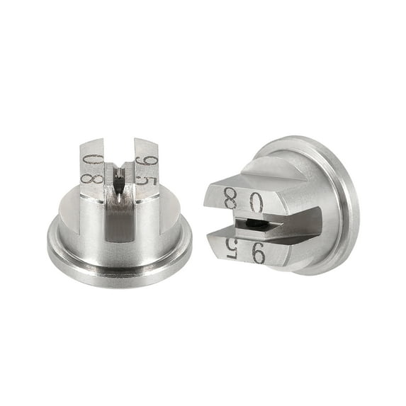 Flat Fan Spray Tips, 95 Degree Stainless Steel Nozzle, 2 Pcs (1.8mm Orifice Diameter)