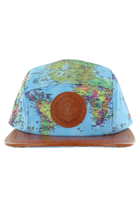 Mens New World Clip Back Cap Tan, Color: Tan/Multi