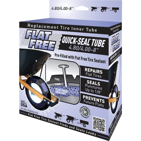Marathon Flat Free Quick Seal Bicycle Tube 45012 - 8 In