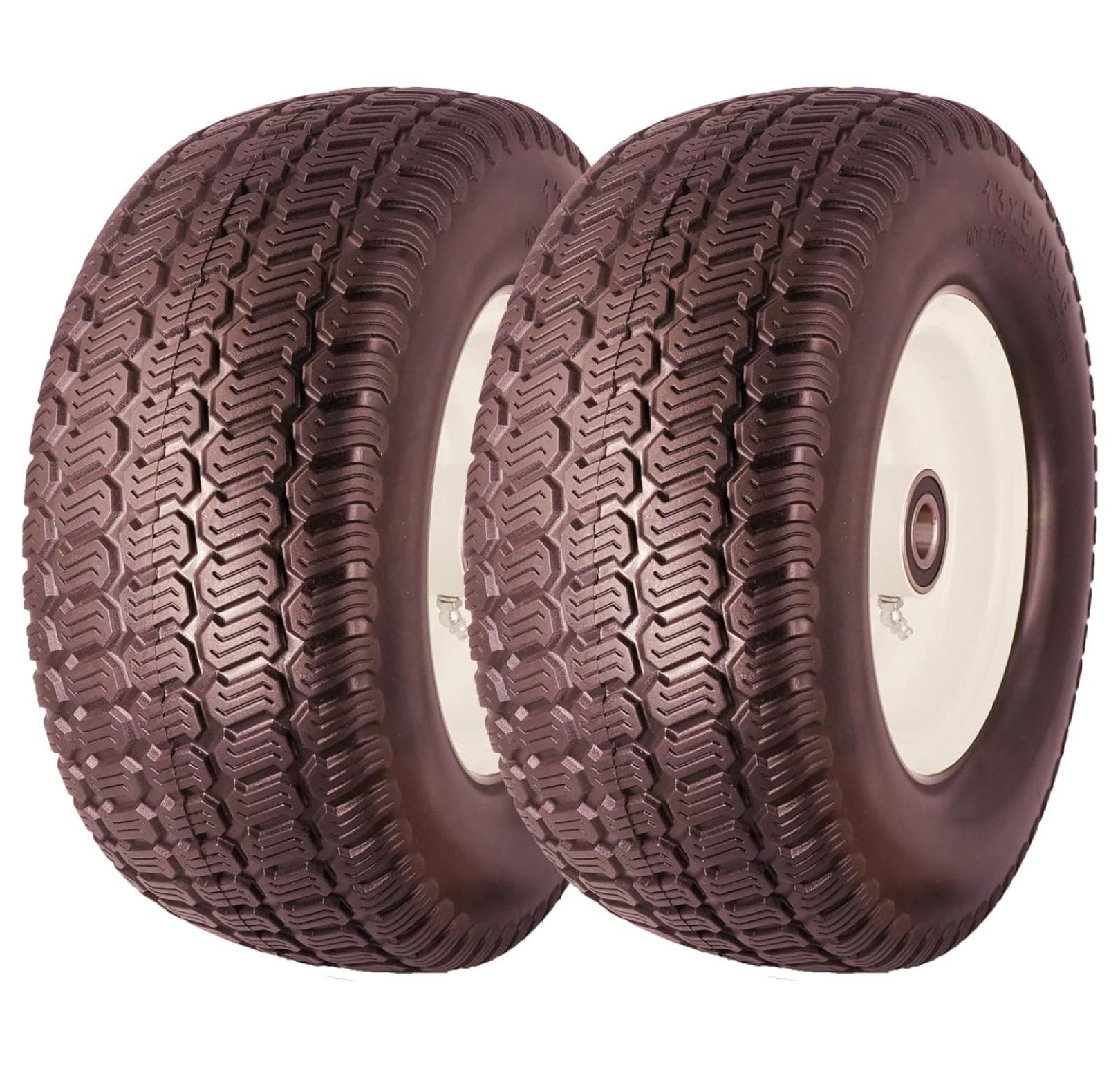 13x5.00-6 Flat Free Lawn Mower Tire, 13x5-6 Zero Turn