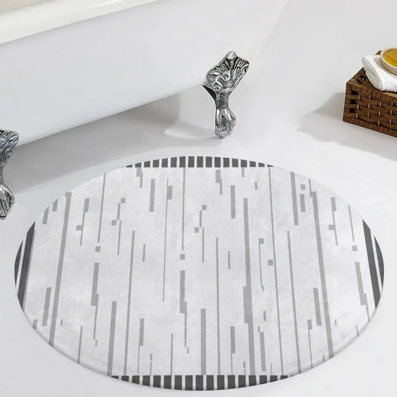 Flat Geometric Pattern Abstract Textures Round Carpet Circle Rug Outdoor Patio Area Rug Washable Large Area Rugs Hallway Room Decor Fitness Mats