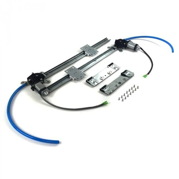 Flat Glass Power Window Conversion for 37 1937 Ford Delivery. Slantback, Humpback