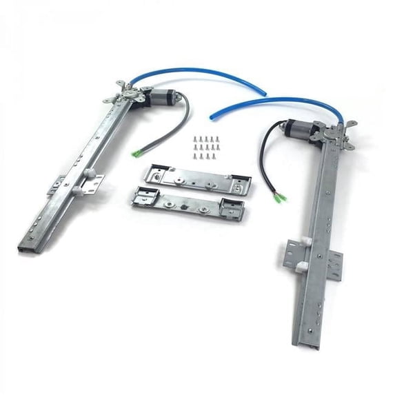 Flat Glass Power Window Conversion for 42 1942 Ford Sedan - Standard, Deluxe & Super Tudor Fordor 2-door 4-door