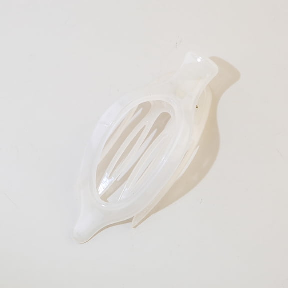 Flat Hair Claw Clips for Women Girls, French Strong Hold Hair Barrettes for Thick Thin Hair, Comfortable Curved Lay Down Claw Clips for Lying, Driving and More