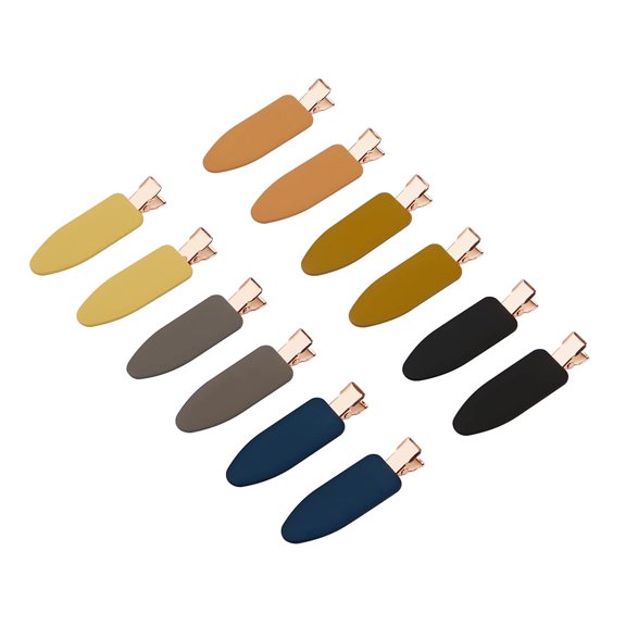 Flat Hair Clips, Matte Non Slip Makeup Hair Clips for Bangs Fringe Front Hair, Lightweight Durable Bang Holding Hair Accessories