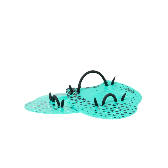 Flat Hand Paddles Turquoise/Black