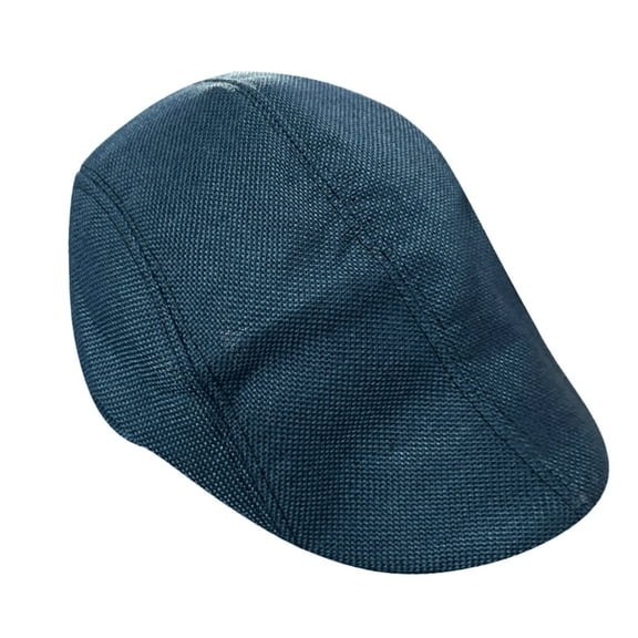 Flat Hats for Men Mens Flat Caps Men Hats Boinas Para Hombre Mens Flat Cap Paperboy Hats for Men Mens Hat Scally Cap for Men Summer Linen Flat Cap Paper Boy Hats Men Cabbie Hats for Men