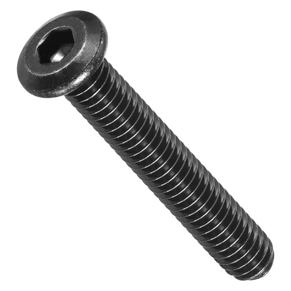 Flat Head Hex Socket Cap Screws Bolts(5/16"-18x2") 10Pcs, 304 Stainless Steel Hex Socket Furniture Bolts Countersunk Screws - for Furniture Woodworking Project, Black
