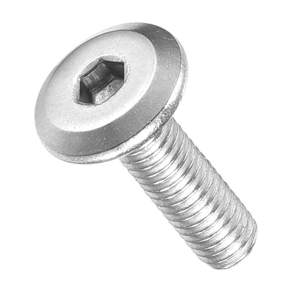 Flat Head Hex Socket Cap Screws Bolts(M3-0.5x10) 100Pcs, 304 Stainless Steel Hex Socket Furniture Bolts Countersunk Screws - for Furniture Woodworking Project, Silver Tone
