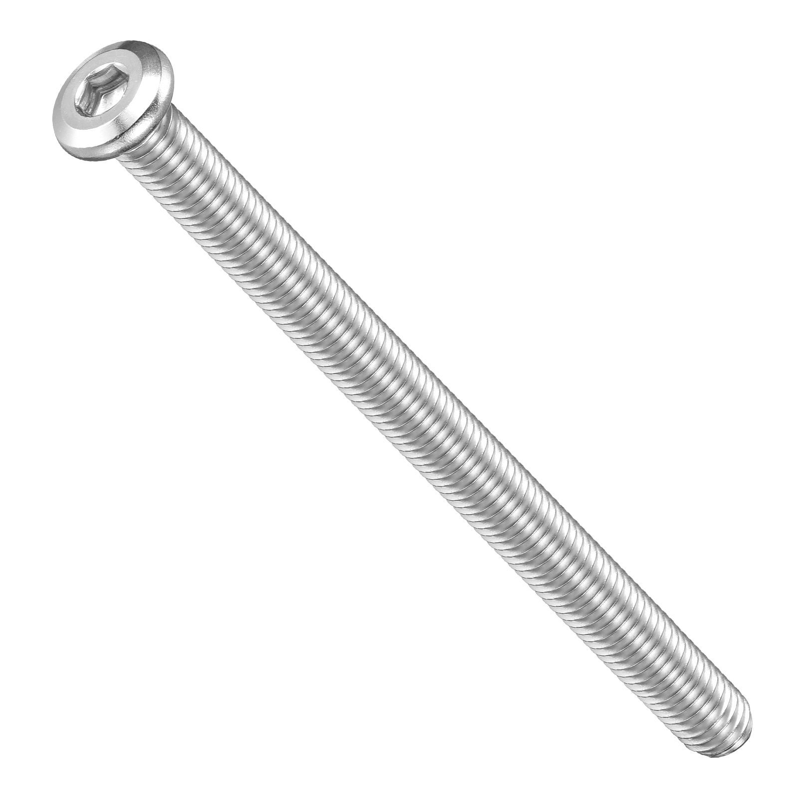 30 Pcs 1/4-20 X 1" Flat Head Socket Cap Screws - 304 Stainless Steel Furniture Bolts