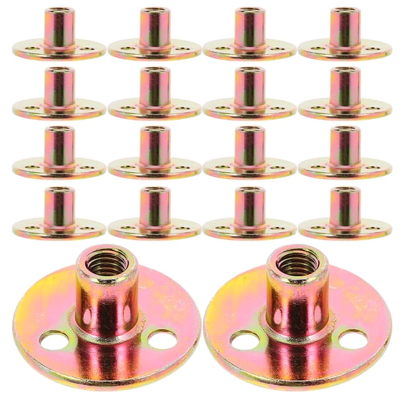 UEETEK Round Base Rivet Nut Metal 20Pack for DIY Projects