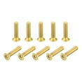 thumbnail image 1 of Flat Head Socket Cap Screws, M3-0.5x14mm Brass Inner Hex Drive Fasteners Bolts 12Pack, 1 of 6