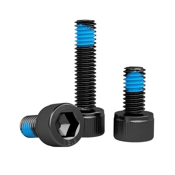 Flat Head Socket Head Screw Furniture Bolts Countersunk Connector Screws, Stainless Steel 18-8 (304), Fully Threaded,Preventing Loose Screws, pre-Applied Glue Screws, Glue Screws