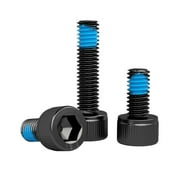 Flat Head Socket Head Screw Furniture Bolts Countersunk Connector Screws, Stainless Steel 18-8 (304), Fully Threaded,Preventing Loose Screws, pre-Applied Glue Screws, Glue Screws