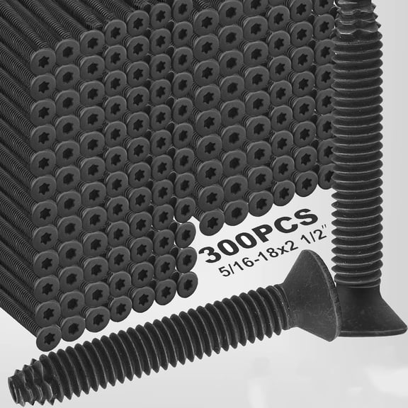 Flat Head Trailer Floor Deck Screws Plain Wood to Metal Screws Thread Cutting Floor Board Trailer Deck