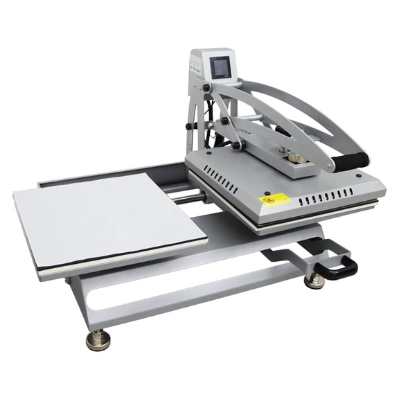 Flat Heat Press Machine 110V Double station Drawer Design Semi-Automatic Heat Press Machine