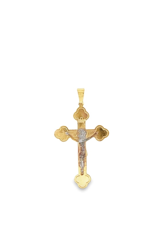 Flat Jesus Cross Crucifix